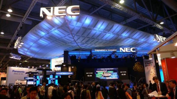 NEC 攤位